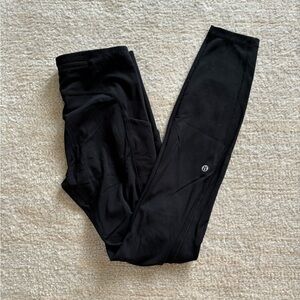 Black Lululemon Leggings - Size 4